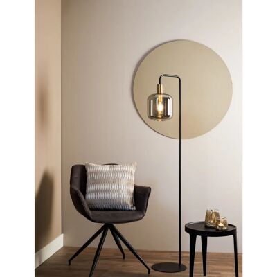 Lámpara de pie Light & Living Lekar - Bronce Antiguo/Vidrio Ahumado Lámpara de pie Light & Living Lekar - Bronce Antiguo/Vidrio Ahumado