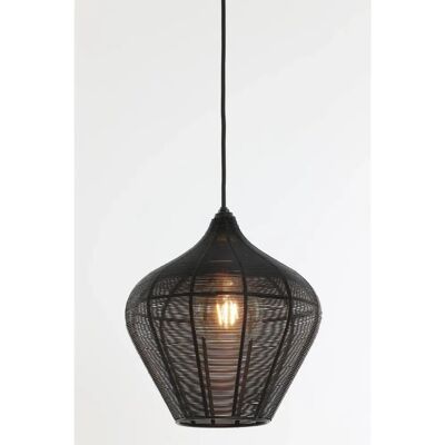 Light & Living Lámpara colgante de metal negra 3248ZW - Lámpara suspendida Light & Living Lámpara colgante de metal negra 3248ZW - Lámpara suspendida