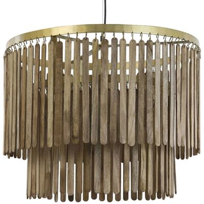 Light&living - GULARO - Ø60x43 cm - MaderaBronze - Lámpara colgante Light&living - GULARO - Ø60x43 cm - MaderaBronze - Lámpara colgante