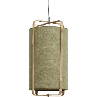Light&living Sendai Groene Bamboe Hanglamp - Verlichting Light&living Sendai Groene Bamboe Hanglamp - Verlichting