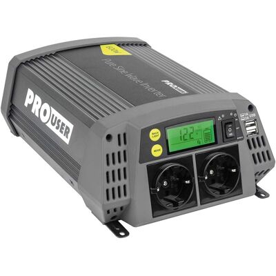 ProUser PSI600 Onduleur - Onde sinusoïdale pure, 600W, 2x230V, LCD - Publicité ProUser PSI600 Onduleur - Onde sinusoïdale pure, 600W, 2x230V, LCD - Publicité