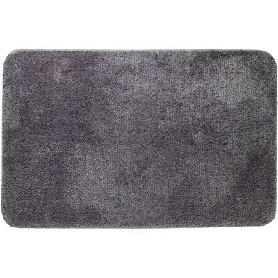 Tapis de bain Sealskin Angora - Microfibre, Gris, 60x90cm - Tapis de bain Tapis de bain Sealskin Angora - Microfibre, Gris, 60x90cm - Tapis de bain