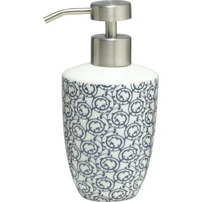Sealskin 361820224 Porcelain Blue Soap Dispenser - Soap Dispenser, porcelain, 7.5 x 8.9 x 15.2 cm Sealskin 361820224 Porcelain Blue Soap Dispenser - Soap Dispenser, porcelain, 7.5 x 8.9 x 15.2 cm