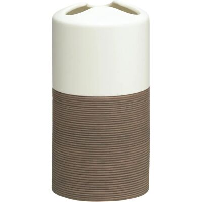 Suporte para Escovas Sealskin Doppio - Porcelana Pintada à Mão, Para 3 Escovas Suporte para Escovas Sealskin Doppio - Porcelana Pintada à Mão, Para 3 Escovas