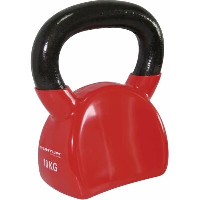 Tunturi Model - Vinyl Kettlebell 10kg Red - Kettlebell Tunturi Model - Vinyl Kettlebell 10kg Red - Kettlebell