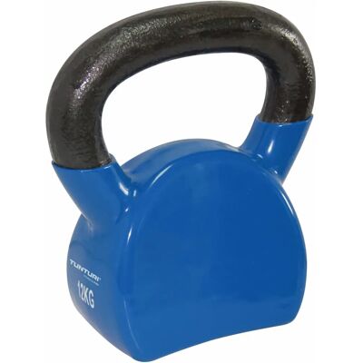 Kettlebell in vinile blu Tunturi 12kg - Allenamento completo Kettlebell in vinile blu Tunturi 12kg - Allenamento completo