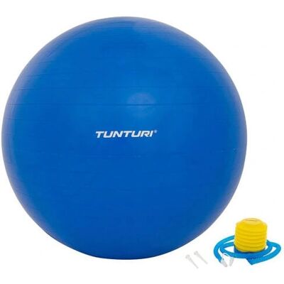 Tunturi Fitnessbal 55cm - Ondersteunt 220kg - Blauw Tunturi Fitnessbal 55cm - Ondersteunt 220kg - Blauw