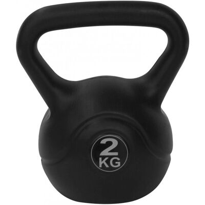 Tunturi Kettlebell 2kg - Kettlebell de vinil para treino Tunturi Kettlebell 2kg - Kettlebell de vinil para treino