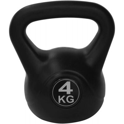 Tunturi Model 14TUSCL103 PVC Kettlebell 4kg - Kettlebell Tunturi Model 14TUSCL103 PVC Kettlebell 4kg - Kettlebell