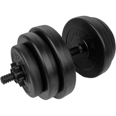 Haltères réglables en vinyle Tunturi - 15 kg - Entraînement à domicile Haltères réglables en vinyle Tunturi - 15 kg - Entraînement à domicile