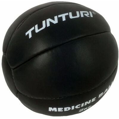 Balón medicinal Tunturi Modelo 14TUSBO102 - Cuero - Negro Balón medicinal Tunturi Modelo 14TUSBO102 - Cuero - Negro