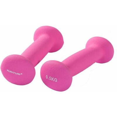 Tunturi Pink Kurzhanteln - Gusseisen Neopren Hanteln für Fitness Tunturi Pink Kurzhanteln - Gusseisen Neopren Hanteln für Fitness