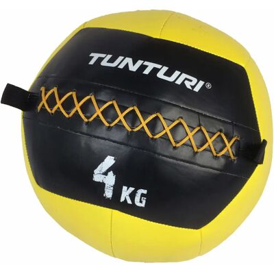 Tunturi Yellow 4kg Medicine Ball - Medicine ball Tunturi Yellow 4kg Medicine Ball - Medicine ball