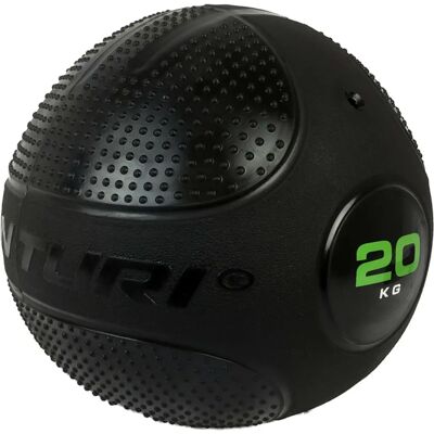 Ballon slam Tunturi 20kg - Caoutchouc durable pour force - Publicité Ballon slam Tunturi 20kg - Caoutchouc durable pour force - Publicité