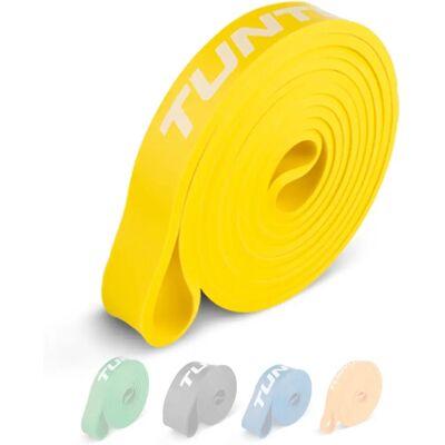 Tunturi Widerstandsband Gelb - Elastisches Trainingsband Tunturi Widerstandsband Gelb - Elastisches Trainingsband