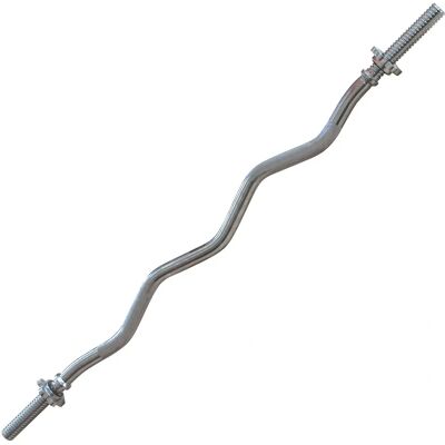 Tunturi Barra Curl 120cm - Barra Olímpica para Braços Tunturi Barra Curl 120cm - Barra Olímpica para Braços