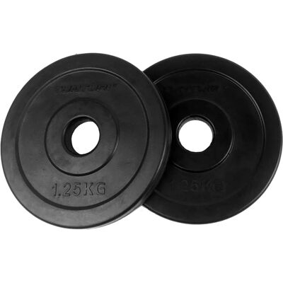 Tunturi Gummiplatten 1,25kg - Gewichtsscheiben Tunturi Gummiplatten 1,25kg - Gewichtsscheiben