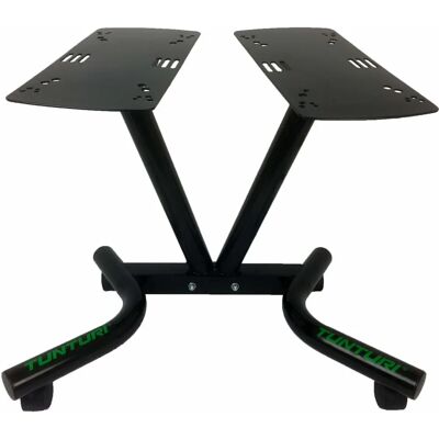 Support pour Haltères Tunturi - Rangement Sûr pour 2 Poids - 62cm Support pour Haltères Tunturi - Rangement Sûr pour 2 Poids - 62cm