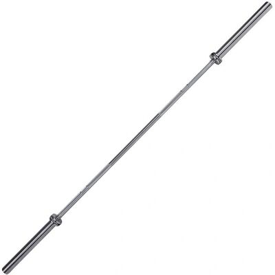 Tunturi Silver Olympic Barbell 201cm - 15kg for Women Tunturi Silver Olympic Barbell 201cm - 15kg for Women