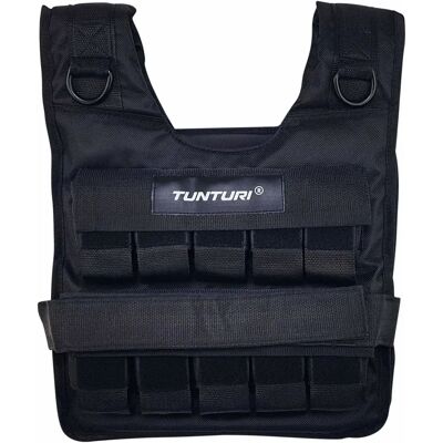 Tunturi Weighted Vest - Adjustable Pro - 20kg - Black Tunturi Weighted Vest - Adjustable Pro - 20kg - Black