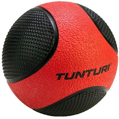 Tunturi Model 14TUSCL403 - Medicine Ball - 3 kg, Red & Black Tunturi Model 14TUSCL403 - Medicine Ball - 3 kg, Red & Black
