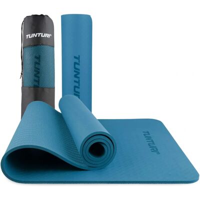 Tunturi Tapete de Yoga 8mm - Azul petróleo - Tapete de fitness Tunturi Tapete de Yoga 8mm - Azul petróleo - Tapete de fitness
