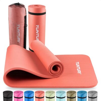Tunturi Fitness Matra de Ouro Rosa com Bolsa - Espessura Extra 15mm Tunturi Fitness Matra de Ouro Rosa com Bolsa - Espessura Extra 15mm
