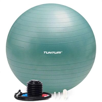 Tunturi - Anti Burst Fitnessbal - 65 cm - Petrol - Ball de fitness - Publicité Tunturi - Anti Burst Fitnessbal - 65 cm - Petrol - Ball de fitness - Publicité