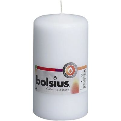 Bolsius 130x68mm Białej Kolorowe Świeca - Rustykalny Styl - Świece Bolsius 130x68mm Białej Kolorowe Świeca - Rustykalny Styl - Świece