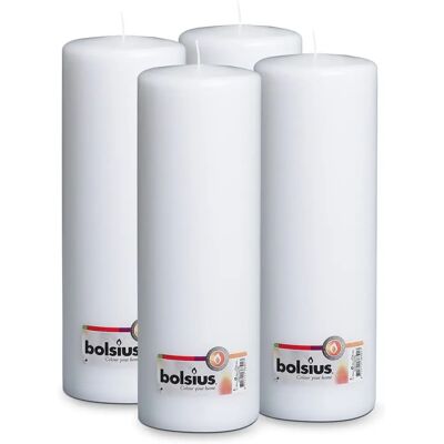 Bolsius - 8717847027252 - Vit - 30 cm - Pelarljus Bolsius - 8717847027252 - Vit - 30 cm - Pelarljus