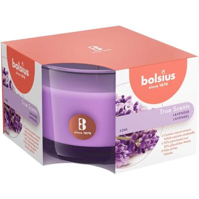 Bolsius Bougie Parfumée Lavande - Bougie - Publicité Bolsius Bougie Parfumée Lavande - Bougie - Publicité