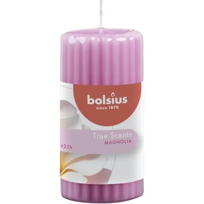 Candela alla Magnolia Bolsius - 6 pezzi - 33h - Estratti Naturali - Rosa Candela alla Magnolia Bolsius - 6 pezzi - 33h - Estratti Naturali - Rosa