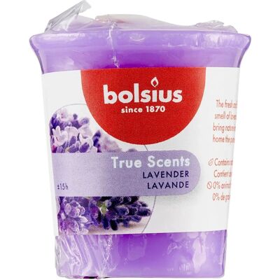 Candela votiva alla lavanda Bolsius - Candela votiva Candela votiva alla lavanda Bolsius - Candela votiva