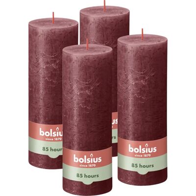Bolsius Rustikale Säulenkerzen Shine 4 Stk. - Säulenkerzen Bolsius Rustikale Säulenkerzen Shine 4 Stk. - Säulenkerzen