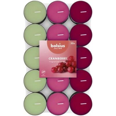 Bolsius tealight profumato al mirtillo - 30 pezzi - candela tealight Bolsius tealight profumato al mirtillo - 30 pezzi - candela tealight