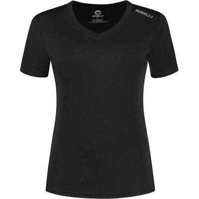 Rogelli Schwarzes Leichtes Lauf-T-Shirt - Running Rogelli Schwarzes Leichtes Lauf-T-Shirt - Running