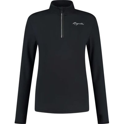 Rogelli Carina 2.0 Schwarzes Langarm Laufshirt - Sportswear Rogelli Carina 2.0 Schwarzes Langarm Laufshirt - Sportswear
