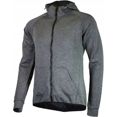Szary treningowy sweter Rogelli dla mężczyzn - Sweter Szary treningowy sweter Rogelli dla mężczyzn - Sweter