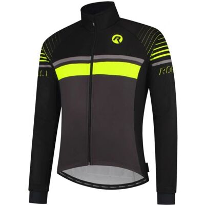 Rogelli Hero Cykeljacka - Svart/Gul - S Rogelli Hero Cykeljacka - Svart/Gul - S