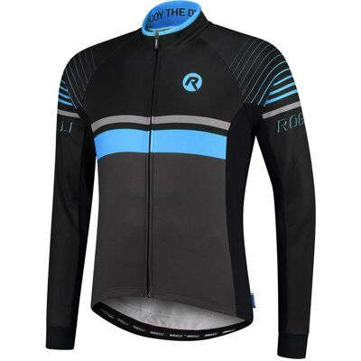 Rogelli 001.266 Cykeltröja - Grå/Svart/Blå - 2XL Rogelli 001.266 Cykeltröja - Grå/Svart/Blå - 2XL