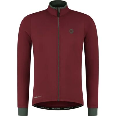 Rogelli - Essential - rouge brique - doublé chaud - maillot cycliste - Publicité Rogelli - Essential - rouge brique - doublé chaud - maillot cycliste - Publicité