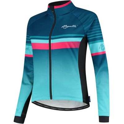 Kurtka zimowa do roweru Rogelli impress dla kobiet - Windtex z przodu i na rękawach Kurtka zimowa do roweru Rogelli impress dla kobiet - Windtex z przodu i na rękawach