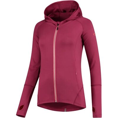 Rogelli Aura - Hettegenser med hette - Dame - Kers / Korall - S - Treningshette Rogelli Aura - Hettegenser med hette - Dame - Kers / Korall - S - Treningshette