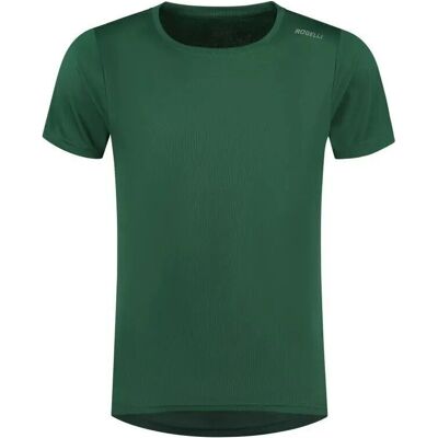 Rogelli Grüne Promo Polyester T-Shirt - Laufshirt Rogelli Grüne Promo Polyester T-Shirt - Laufshirt