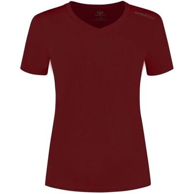 ROGELLI - Promo - Burgunderrot - Polyester - T-shirt ROGELLI - Promo - Burgunderrot - Polyester - T-shirt