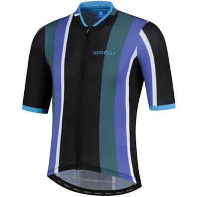 Rogelli - Vintage Jersey SS - Sort/Grøn/Blå Rogelli - Vintage Jersey SS - Sort/Grøn/Blå