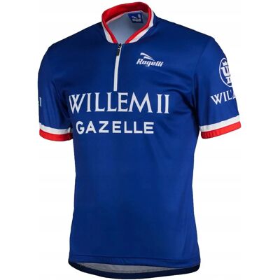 Koszulka kolarska Rogelli Willem II - Niebieska, 3XL - Oddychająca & UV Koszulka kolarska Rogelli Willem II - Niebieska, 3XL - Oddychająca & UV