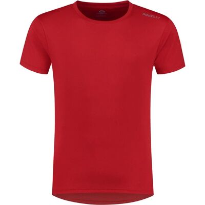 Rogelli 128-140 Rote Leichte Lauf-T-Shirt Rogelli 128-140 Rote Leichte Lauf-T-Shirt