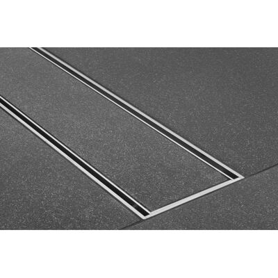 ESS Edelstahl Gebürstet 90cm Dusche Ablauf - Duscharmschacht ESS Edelstahl Gebürstet 90cm Dusche Ablauf - Duscharmschacht