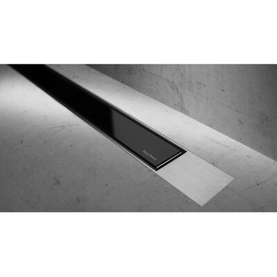ESS - MTAFDZ2MGS - Matt Glas Schwarz - 90 cm - Badezimmeranlage ESS - MTAFDZ2MGS - Matt Glas Schwarz - 90 cm - Badezimmeranlage